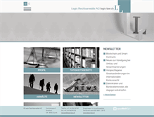 Tablet Screenshot of legis-law.ch
